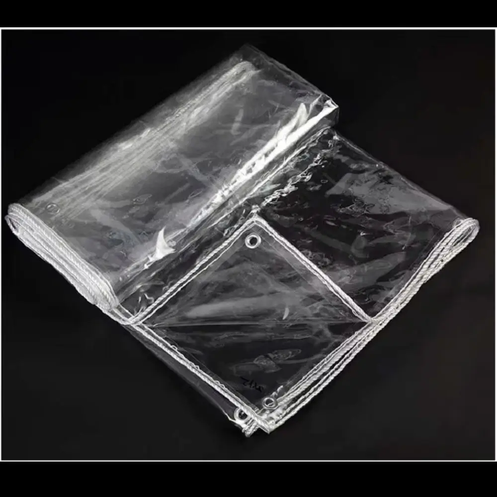 Snowproof Waterproof Tarpaulin Dust-proof Wind-Resistant Transparent Rain Cover Waterproof Foldable Rainproof Cloth