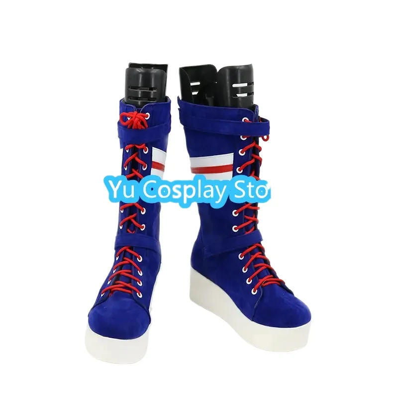 Chaussures de Cosplay Star Girl en Cuir PU, Bottes de Carnaval d'Halloween sur Mesure