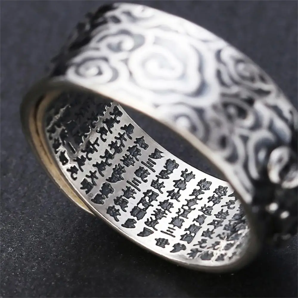 Women Men's Gift Adjustable Domineering High-quality Limited Edition Spiritual Exclusive Fashionable Ring For Good Luck Ring