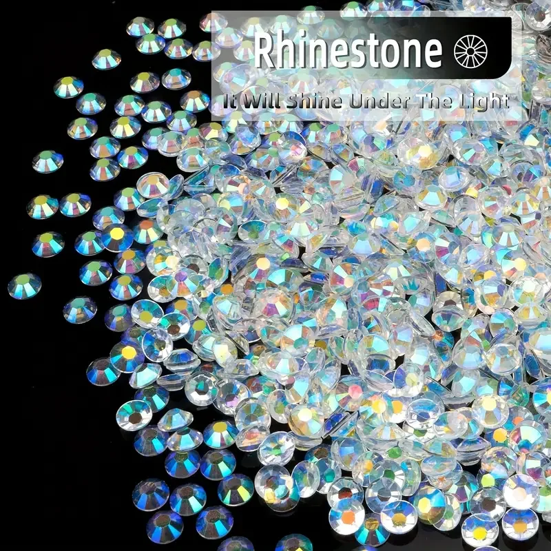 Transparent Flatback SS12 SS16 Resin Rhinestones Round Jelly Jewelry Crystal Stone Stickers Nail Art Decoration Glue On Beads