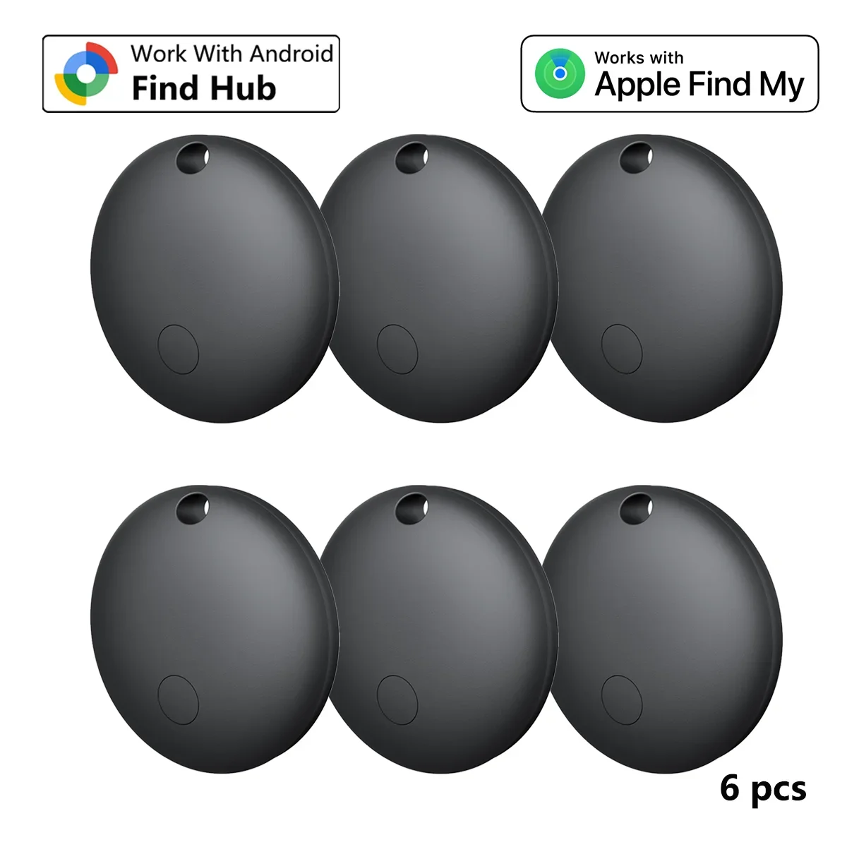 Mini GPS Tracker For Apple Find My/Android Google Find Hub App Wallet Finder Bike Bag Loss Tracker Smart Bluetooth Locator