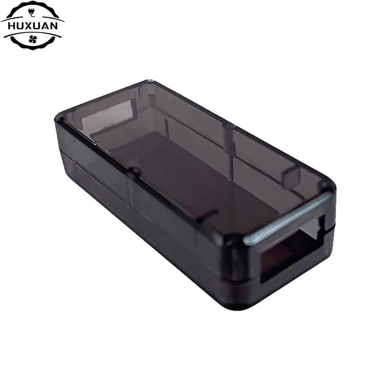 Transparent USB Charger Project Case Electronic Usb Enclosure Junction Boxes Small Usb ABS Enclosure Pcb Project Box 53x24x14mm