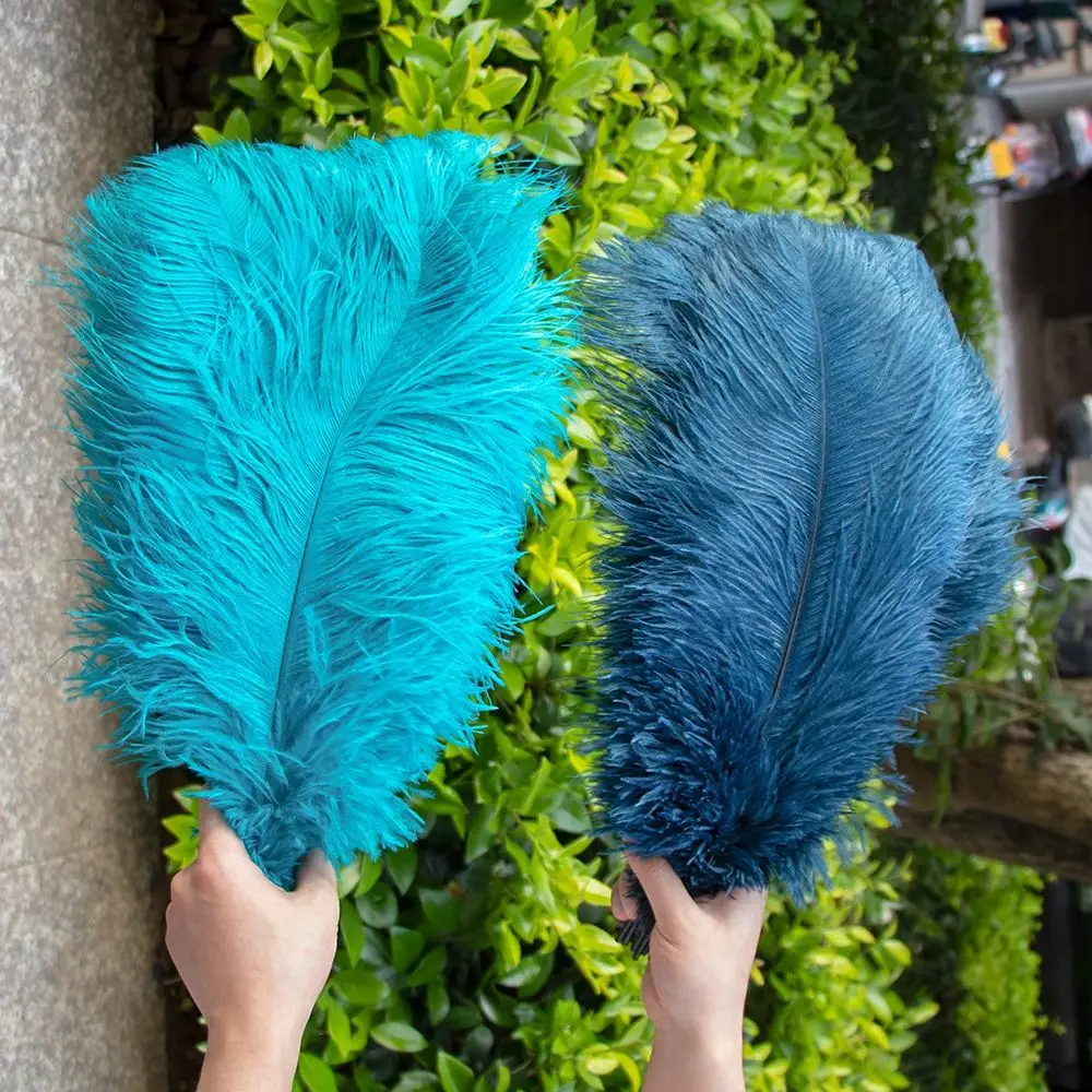 10Pcs 40-45cm 45-50cm 50-55cm Ostrich Feathers for Wedding Party Table Centrepieces Carnival Decorative Plumas Craft Accessories