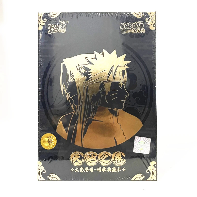 Kayou New Year Gift Box Naruto Anime Characters Uzumaki Naruto Uchiha Sasuke Rare Collection Card Christmas Birthday Gift Toys