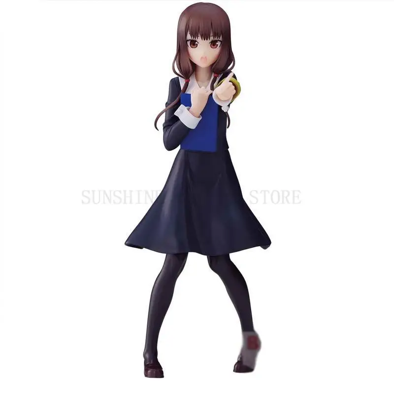 Banpresto Kaguya Sama Love هو شخصية حركة الحرب ، Fujiwara Chika Shinomiya Hayasaka Kyunties ، هدايا نموذجية للفتيات ، متوفرة بالمخزون