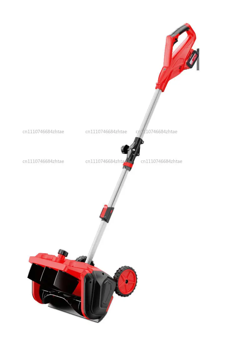 lithium battery snow plow rechargeable brushless 12-inch hand push snow plow with digital display brushles