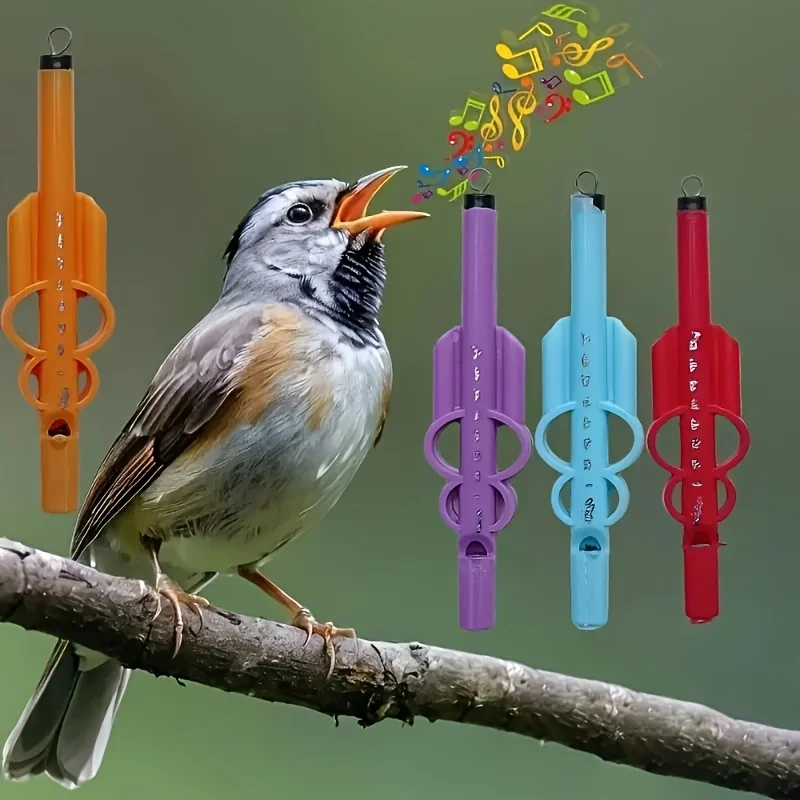Realistic Bird Call Whistle with Adjustable Pitch for Bird Watching, Outdoor Activities, Party Entertainment and Music Practice