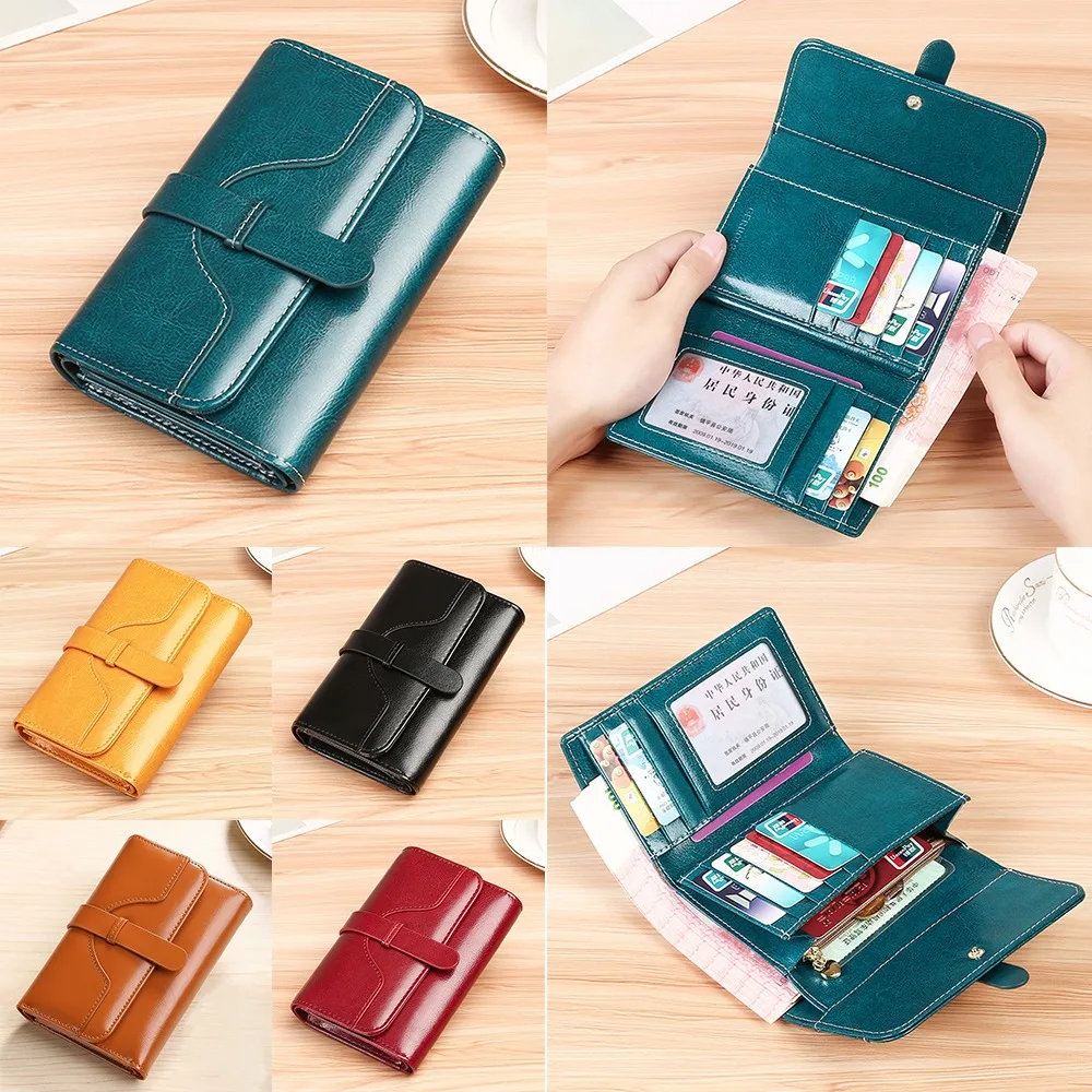 

Durable Genuine Leather Women Long Purse Anti Theft Large Capacity Clutch Bag High Quality Women Wallet Women