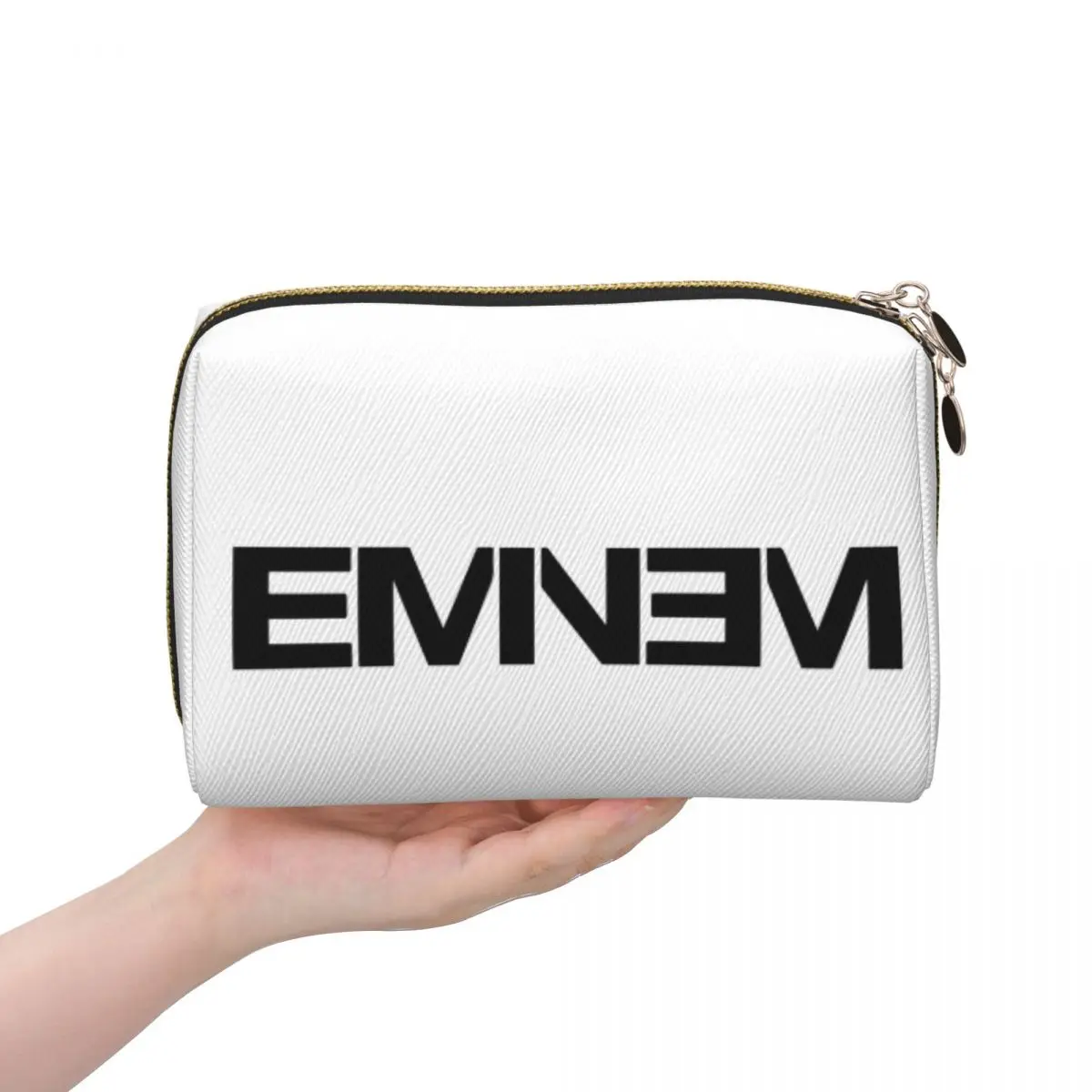 Eminem Women Cosmetic Bags Travel Makeup Organizer Pouch Toiletry Storage Dopp Kit Box