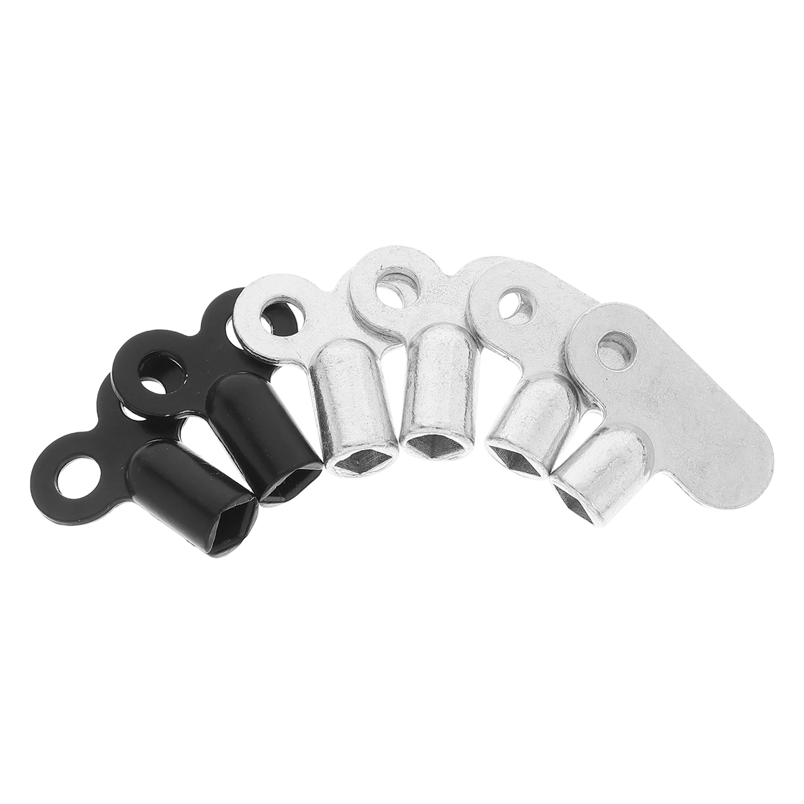 

6pcs Radiator Accessories Heavy Duty Zinc Alloy Valve Keys for Bleeding Heater Square Universal Wrench HVAC Exhaust Tools