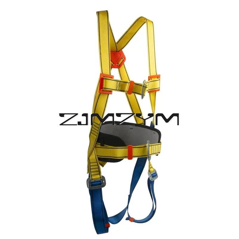 High-Altitude Operation Anti-fall Safety Belt Five-point Safety Belt High-strength Polyester Outdoor Pole Climbing Safety Belt