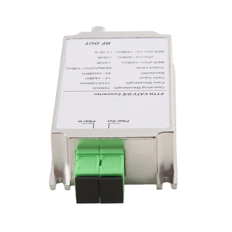 

Mini CATV FTTH Receiver Fiber Optical WDM Node RF Converter Triplexer Minimode Indoor AGC 1310Nm/1550Nm Without Power, Durable