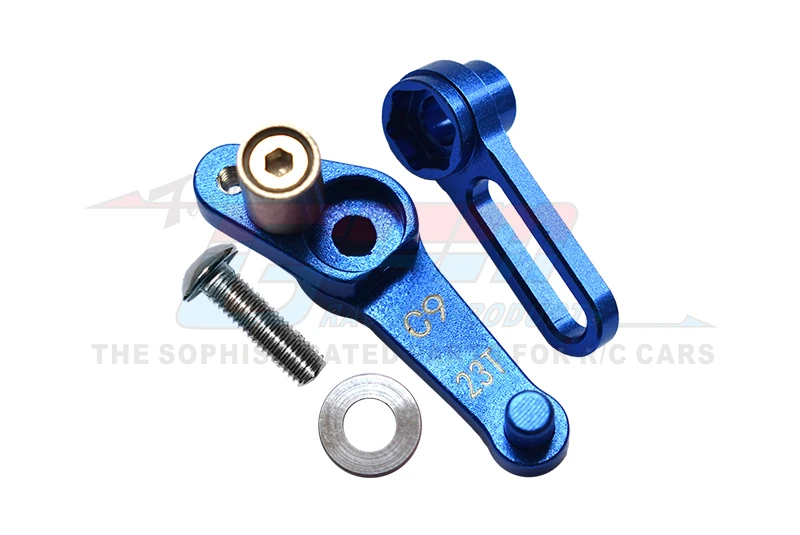 ALUMINIOWE RAMIENIE SERWA GPM 23T (C9) / 25T (C8) & RAMIENIE KIEROWNICZE (C10) KYOSHO 1/8 Motocykl NSR500