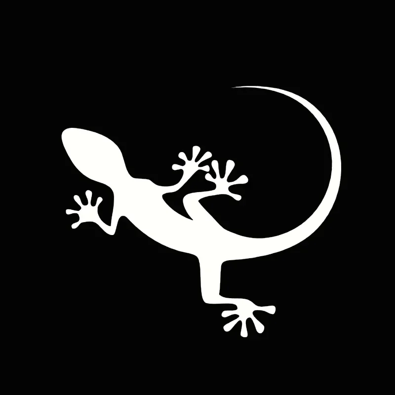 10cm Personality Reptile Lizard Vinyl Car Stickers Classic Fashion Decals For Auto Body Window Bumper Decor Accessories