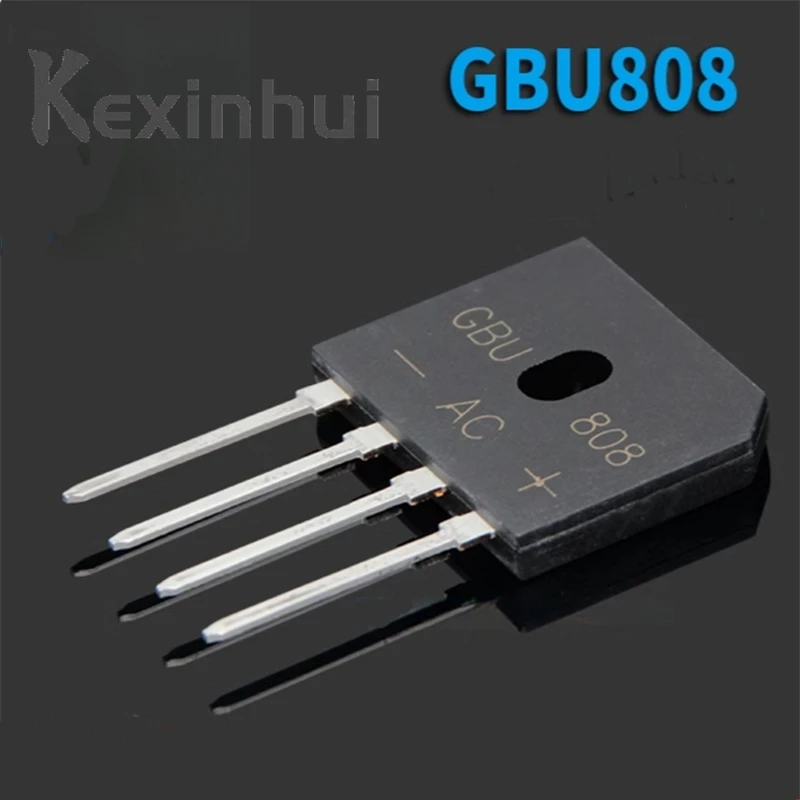 5pcs/lot GBU808 8A 800V GBU Bridge Rectifier Wholesale