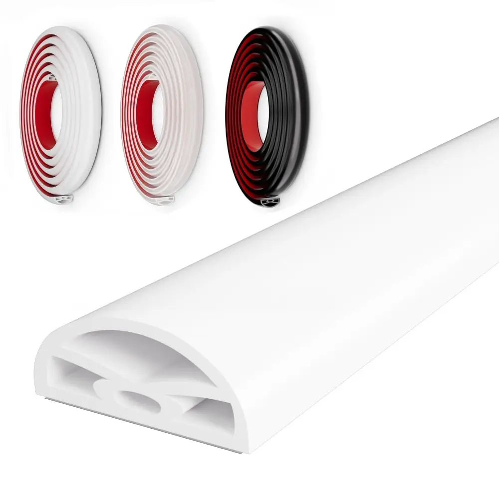 

Dry and Wet Separation Shower Threshold Self Adhesive Peel and Stick Water Dam Stopper 100cm Walk in Shower Molding Trim