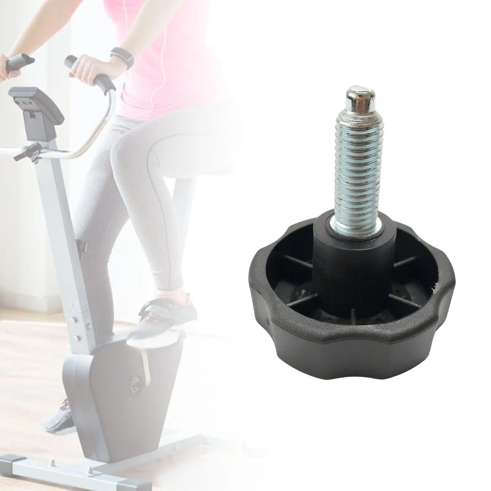 Nylon Metal Pull Pin Spring Knob Universal Adjustment Screw for Gym Pulley System and Exercise Equipment