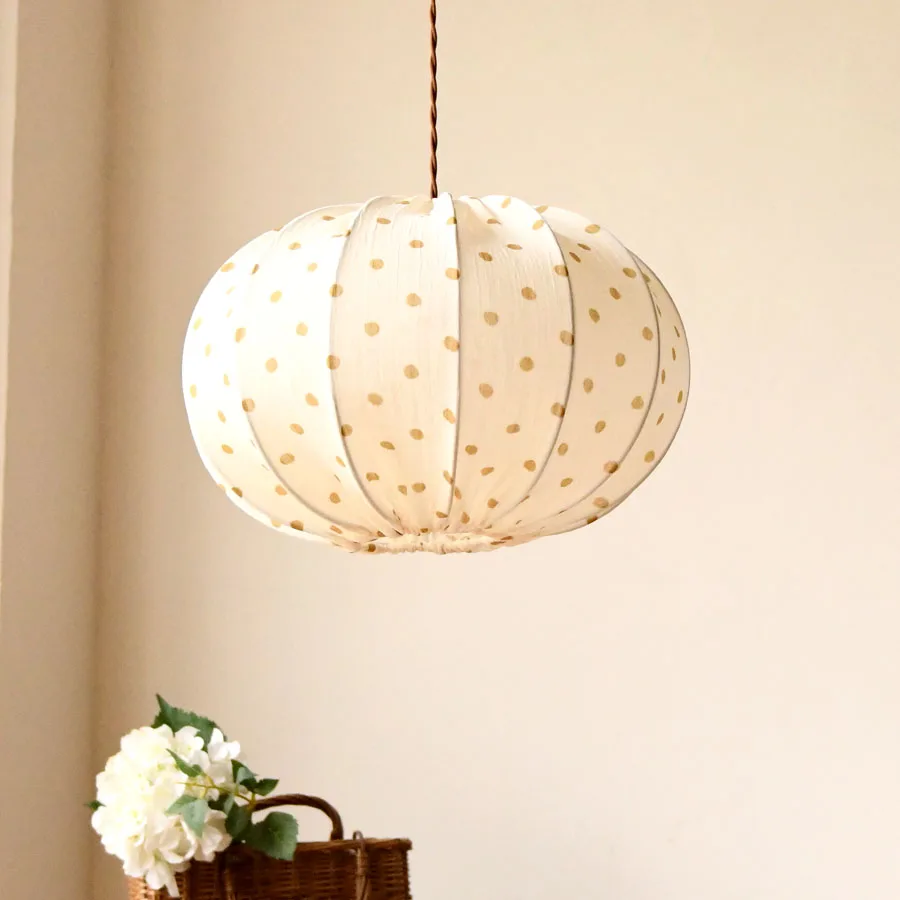 Vintage polka dot bedroom chandelier French cream style minimalist art medieval personality Nordic style modern art