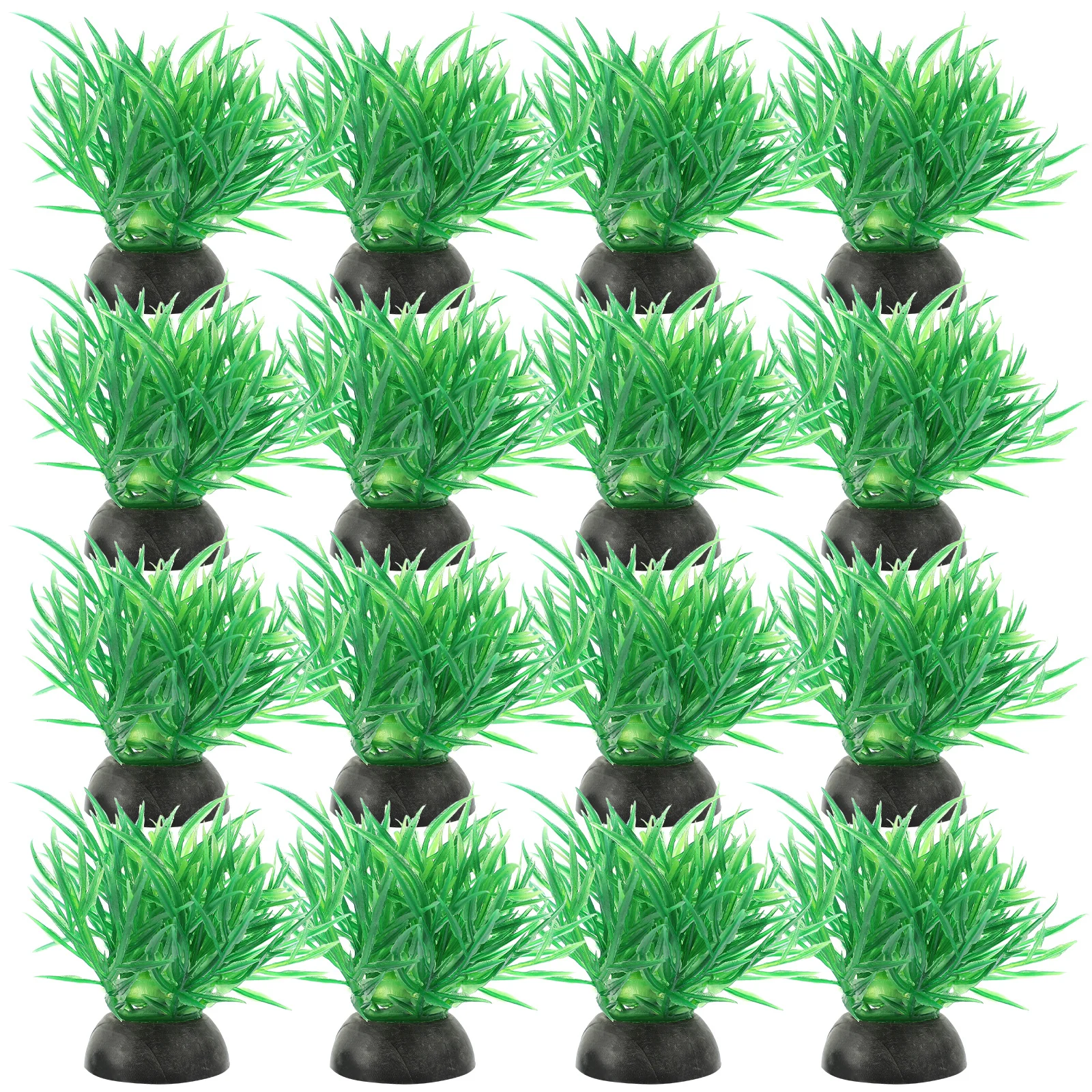 

20Pcs Aquarium Fake Plants Realistic Plastic Fish Tank Decorations for Betta Fish Tank Aquarium Grass Decor Water Tanks