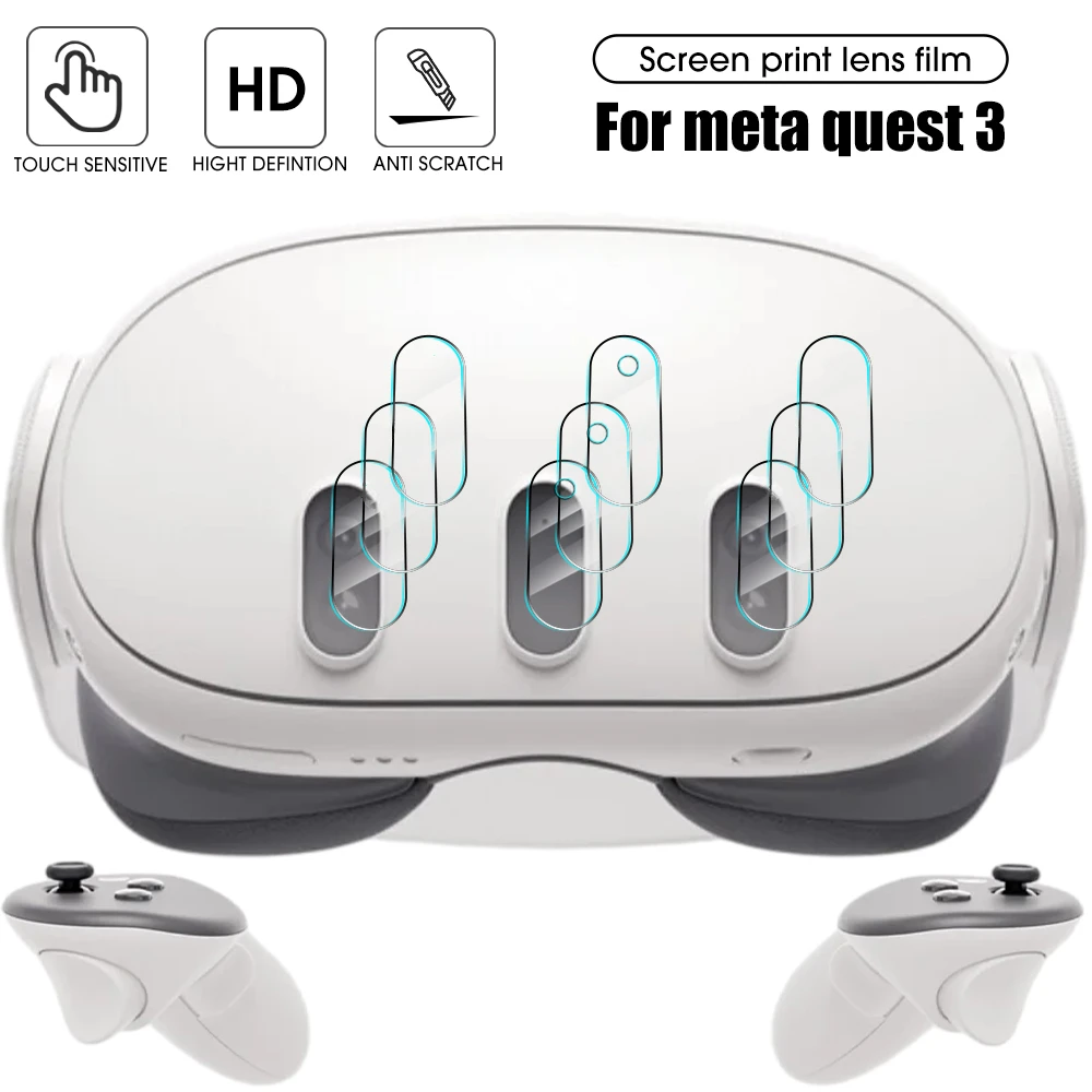 VR Lens Film For Meta Quest 3 HD Lens Protector Cover Anti-Scratch Hydrogel Film Tempered Glass Screen Protector For Meta Quest3