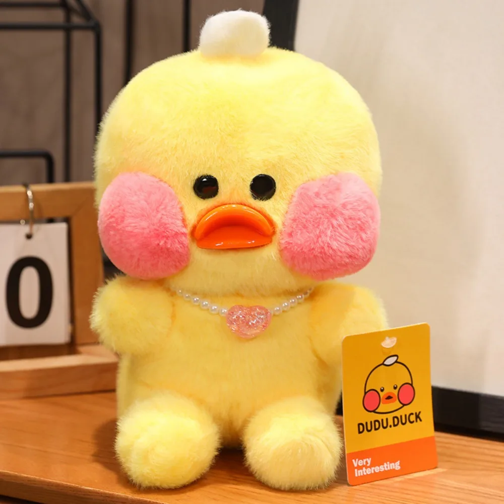 

Плюшевая игрушка Lalafanfan Duck, плюшевая игрушка Hug Flifan Duck, мультяшная желтая утка, плюшевая кукла, милая 30 см, кукла-утка с животными для мальчиков и девочек