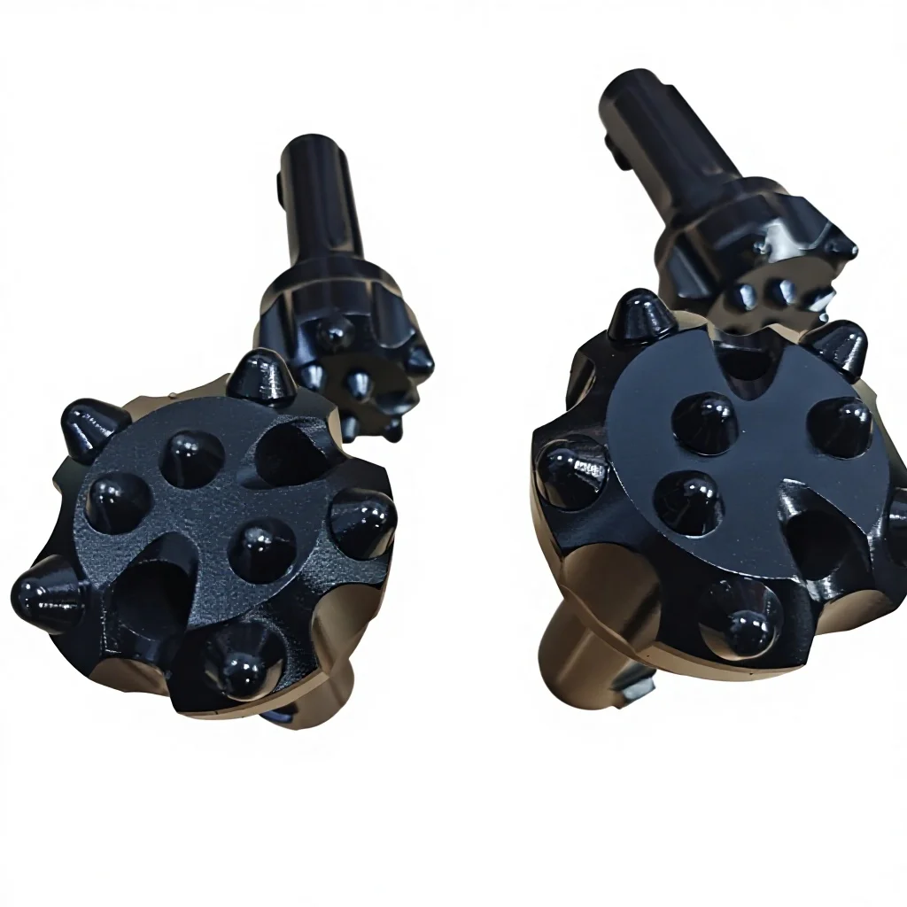 DTH Hammer Bit DHD350 High Air Pressure Forged Carbon Steel ISO-9001 Certified Rock Drilling Tool For Ore Mining