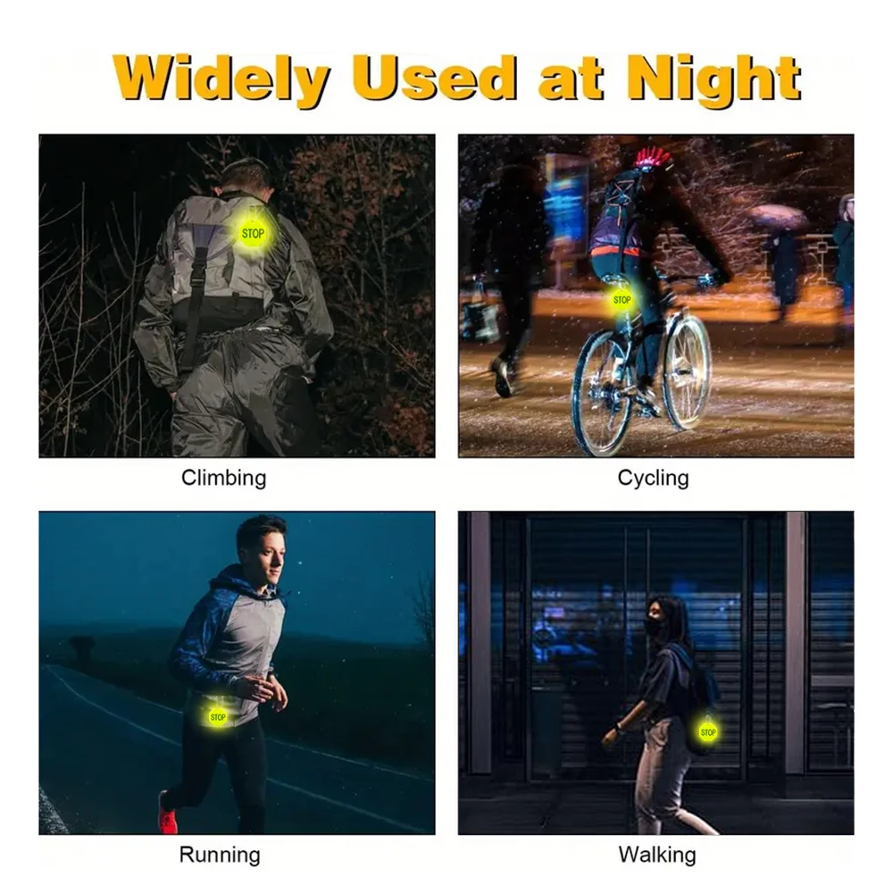 10 قطع الإبداعية وقف إلكتروني المفاتيح عاكس تحذير قلادة ليلة السفر دراجة حقيبة قلادة الملحقات #6