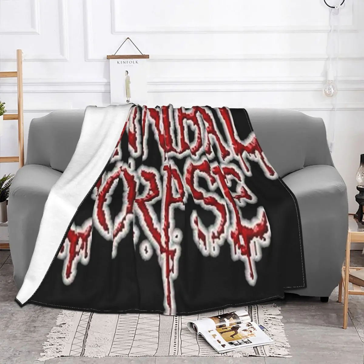 Cannibal Corpse 210 Bedroom Knee Blanket Blankets And Throws Throw Blanket