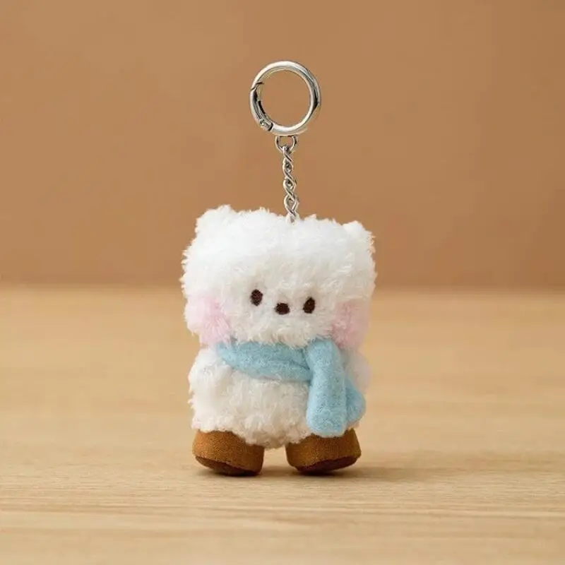 New 10Cm Bt21 Baby Series Kawaii Anime Rj Cooky Plush Keychain Cute Cartoon Plush Pendant Doll Toy Bag Accessories Girl Gift
