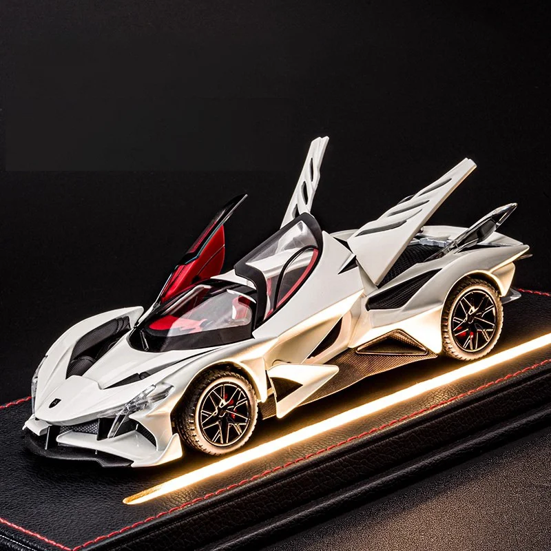 نموذج سيارة Apollo EVO Sun God مصنوع من خليط معدني عالي الجودة - لعبة سيارة رياضية للأطفال من Diecast Metal Supercar Replica Realistic Boys Premium