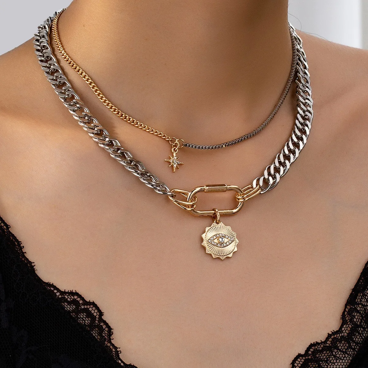 Thumbnail 3 - #49 Latest Layered Necklaces Offers