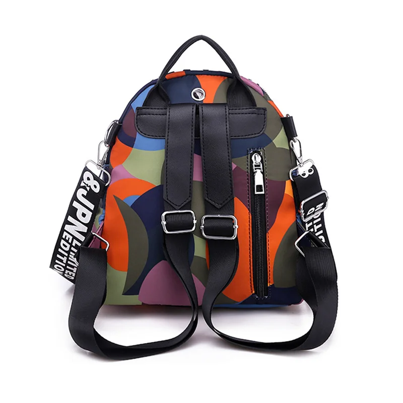 Small Women Backpack Waterproof Anti-Theft Oxford Female Backpacks Teenage Multifunction Backpack Travel Backpack School Bag