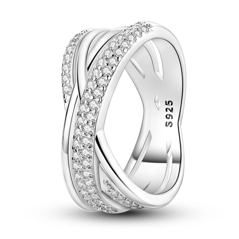 Hete 925 Sterling Zilveren Ring Glimmende Vuurvlieg Sterrennacht Hart Dromenvanger Trouwring Maat 6 7 8 9 Voor Dames Sieraden
