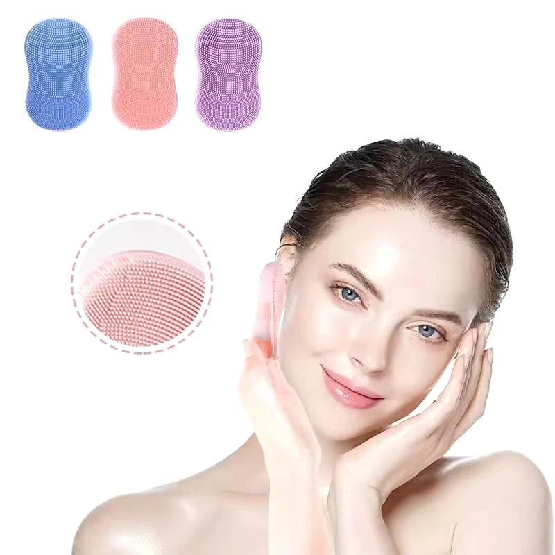 Silicone Face Cleansing Brush Facial Massager Skin Care Scrub Cleanser Tool Mini Beauty Tool Soft Deep Cleansing Exfoliator