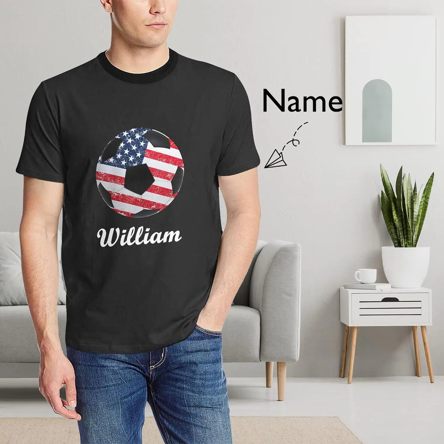 Personalized Funny Girlfriend Wife Face T-Shirt Design Your Own Funny Shirts Custom Photo Name Shirts for Men Gift