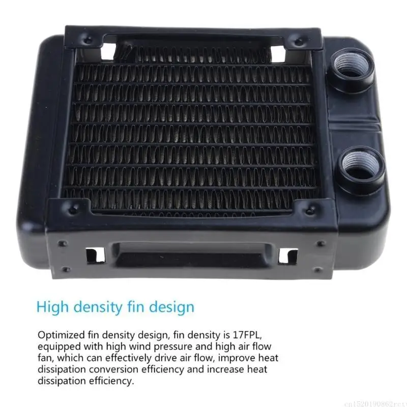 D5BB G1/4 90 มม.น้ำแลกเปลี่ยนความร้อนคอมพิวเตอร์อลูมิเนียมหม้อน้ำความร้อนความร้อนสำหรับคอมพิวเตอร์ Water Cooling System