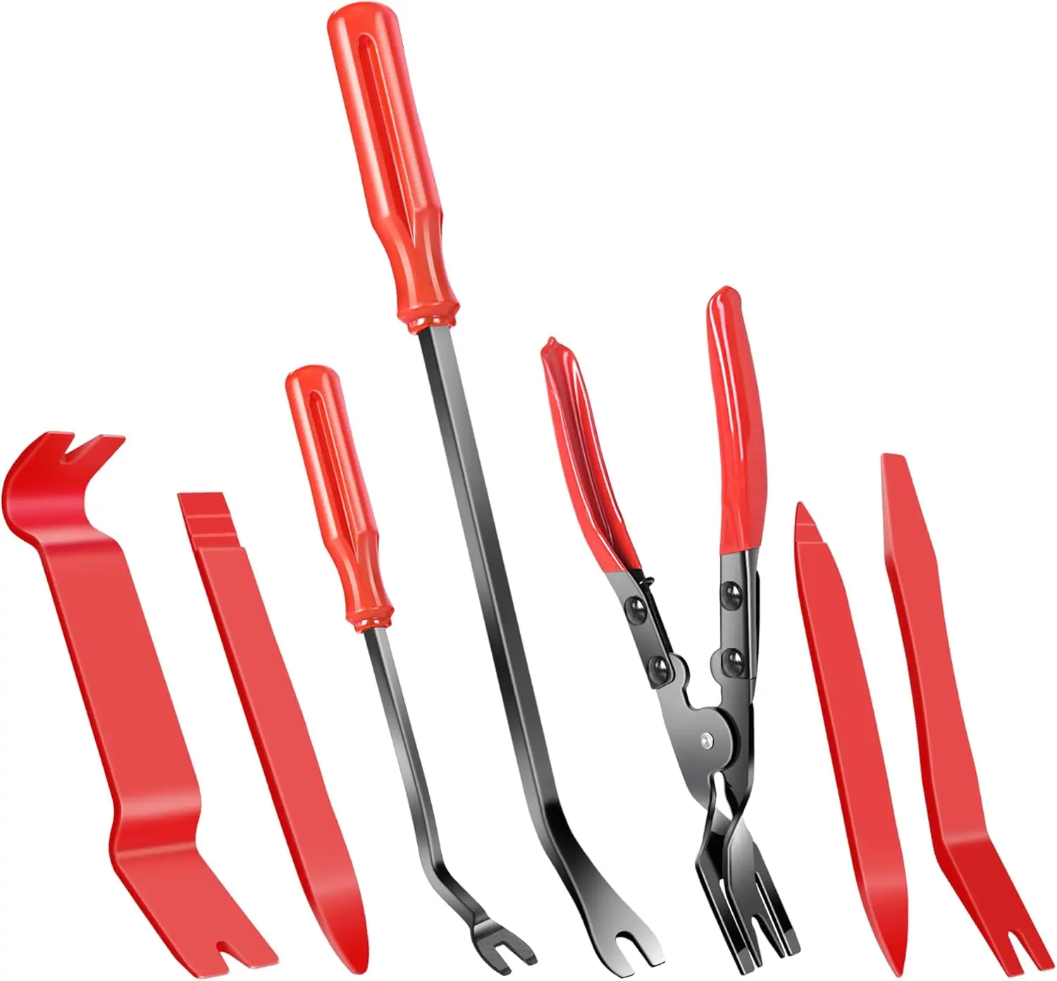 

7 Pcs Auto Trim Removal Tool Kit, Plastic Pry Tool Set for Car Door Panel Dashboard Clip Removal