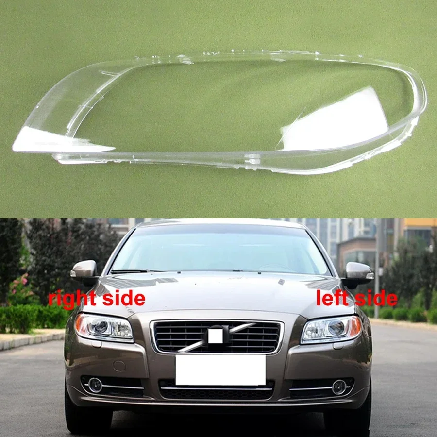 For Volvo S80 S80L 2009-2015 Car Accessories Transparent Lampshade Headlamp Cover Lamp Shade Headlight Shell Lens Plexiglass