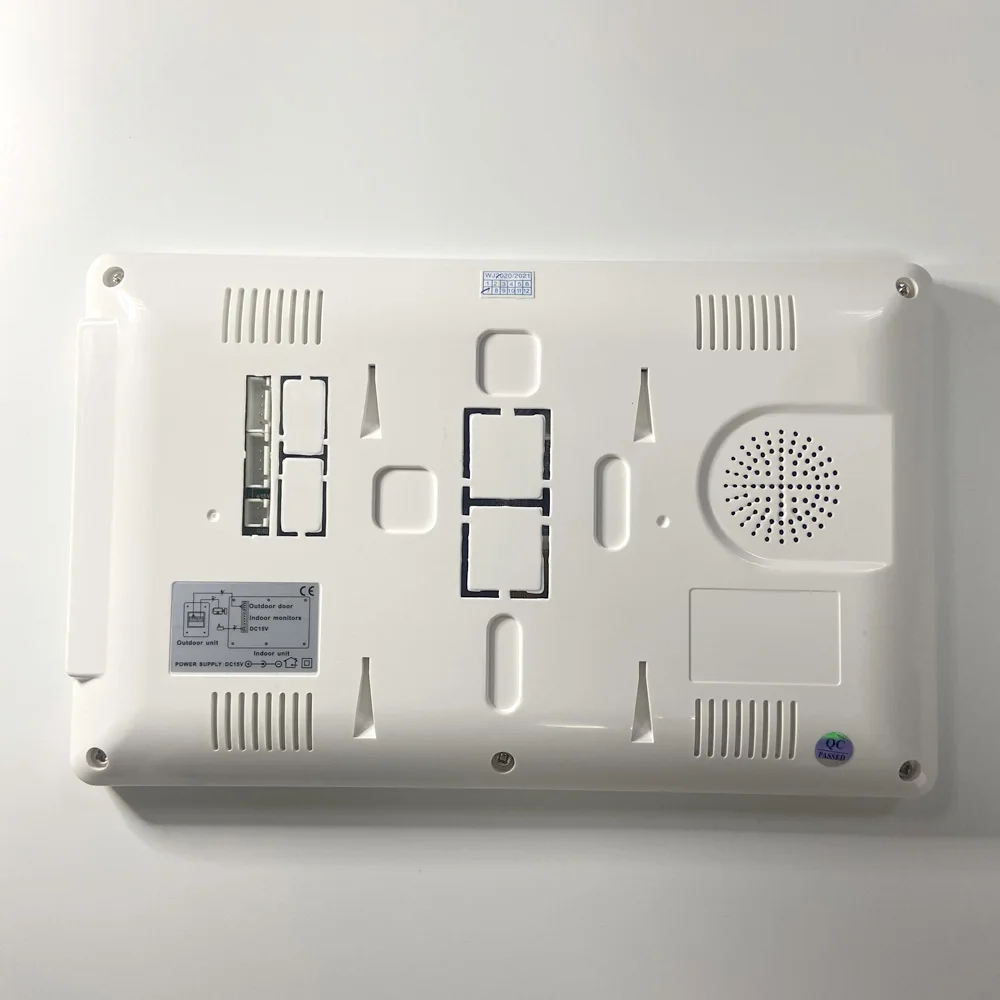 1 Juego de sistema de videoportero para el hogar, videoportero con cable para jardín, Monitor LCD de 7 pulgadas con tarjeta RFID, timbre de