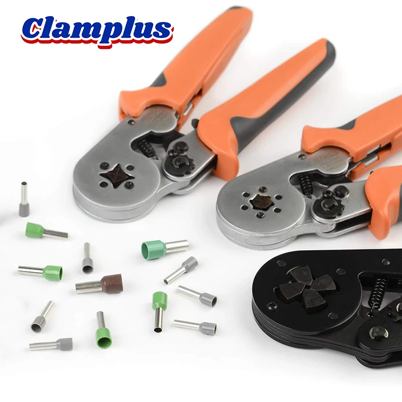 Wire Crimping Pliers Ferrule Sleeves Tubular Terminal Crimper Tools HSC8 6-4A/6-6A/16-4/16-6 IWISS Electrical Wire Crimper