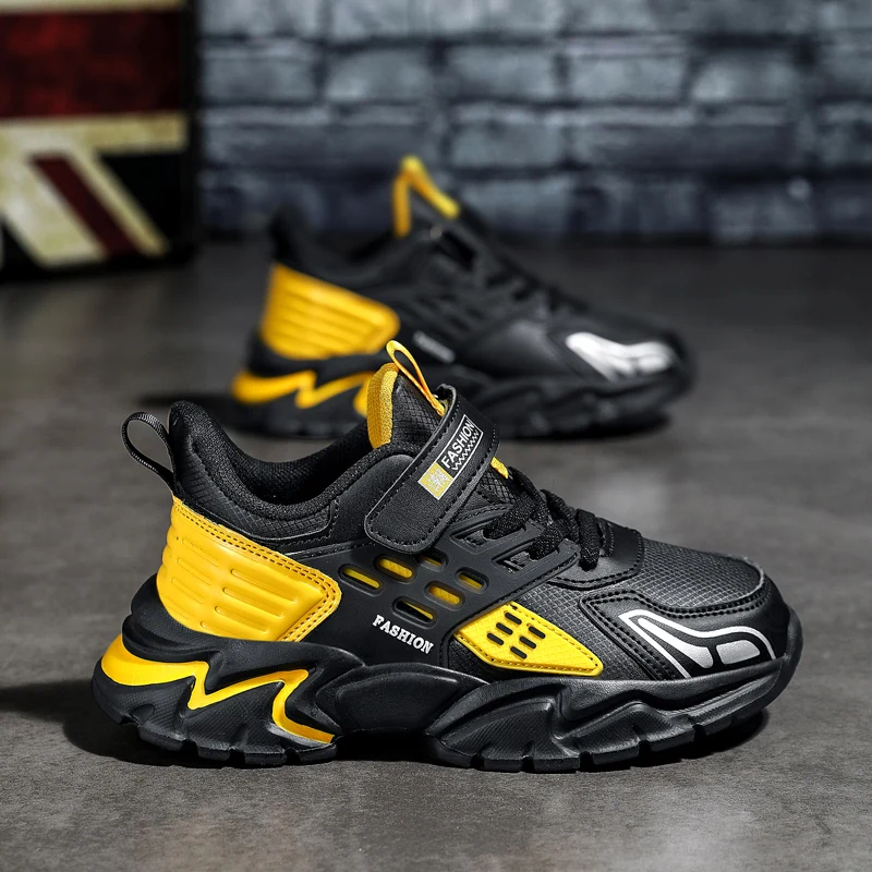 

2025 Hot Selling Shock-absorbing Childrens Sports Shoes Lightweight Campus Running Shoes Versatile Foot Protection Casual Shoes