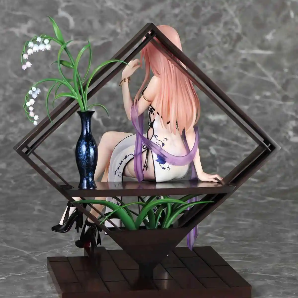 정품 WINGS Inc NIYA TID Cheongsam 1/7 PVC 액션 애니메이션 피겨 모델 장난감 컬렉션 인형 선물