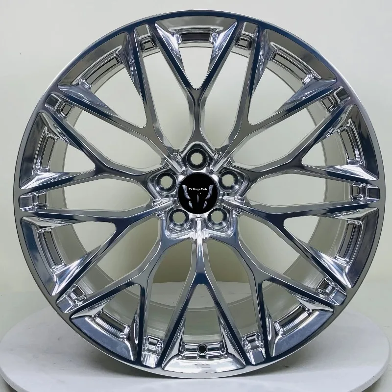 Source Factory Custom Forged Wheels Rims 18 19 20 21 22 Inch 5X112  Polished Brushed Aluminum Forged Wheels