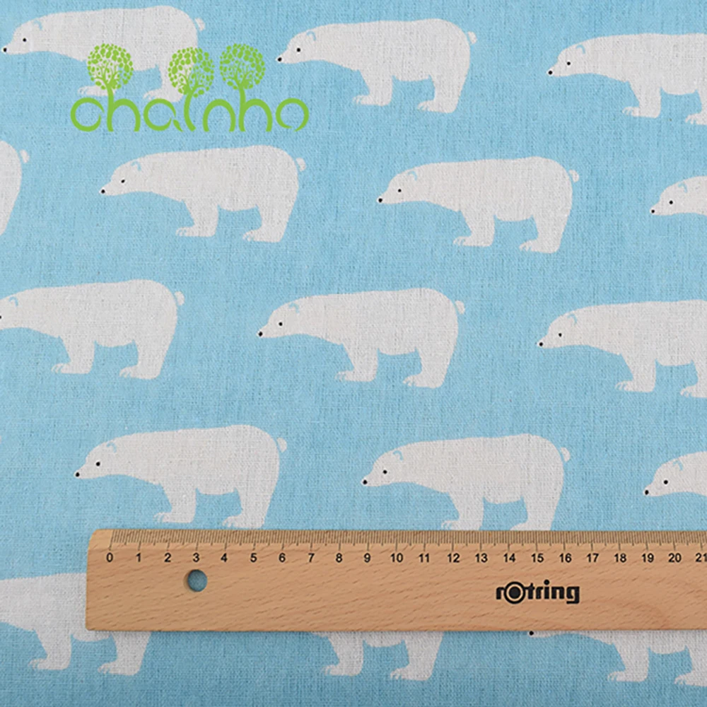 Chainho,Printed Cotton Linen F - Sewing Geotextile Fabric recension och pris