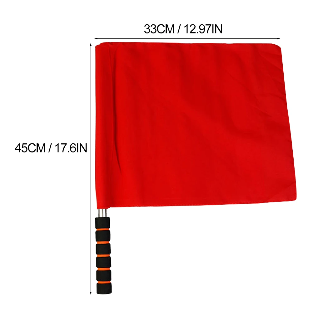 

4pcs Football Match Signal Small Handheld Soccer Referee Lightweight Waterproof Racing With Stainless Steel Rods For Outdoor