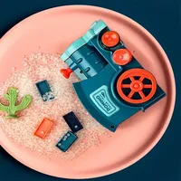 Electric train that can automatically place dominoes, educational toys and children's gifts dominos game