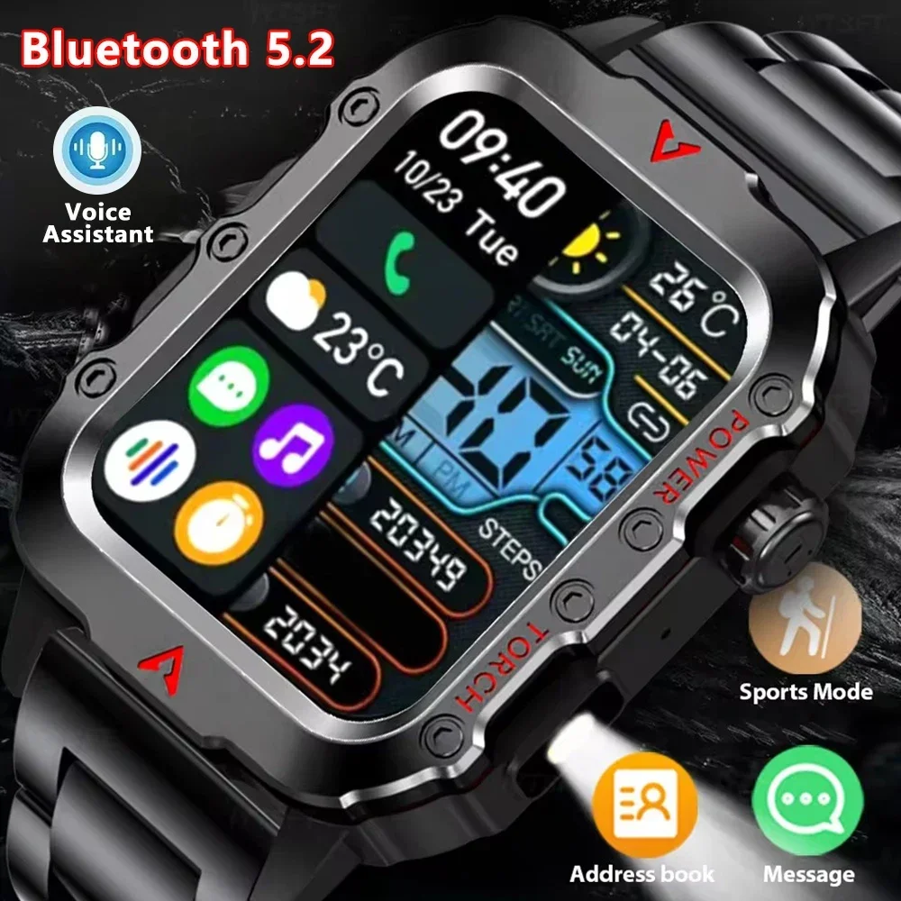 

2025 Новые мужские умные часы с Bluetooth и вызовом, фитнес-часы с пульсометром, водонепроницаемые спортивные умные часы для женщин, Xiaomi Android