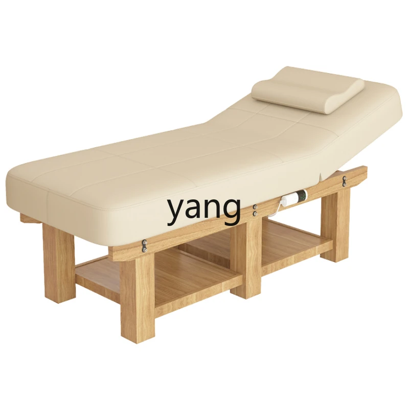 

Yjq Facial Bed High-Grade Solid Wood Heating Constant Temperature Medical Massage Ear Cleaning Body Spa Bed