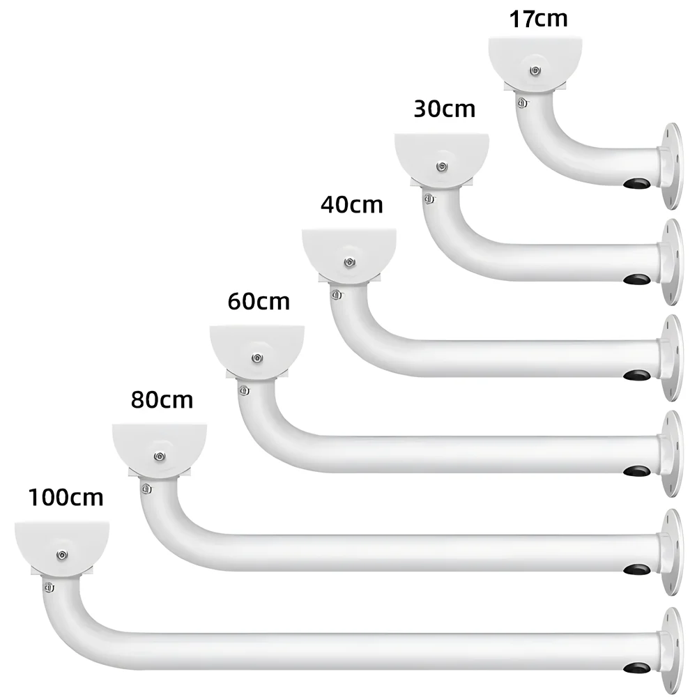 

L-Shaped 17cm/25cm/30cm/40cm/50cm/60cm Duckbill Aluminum Alloy Wall Mount Bracket Surveillance CCTV Camera Mounting Bracket