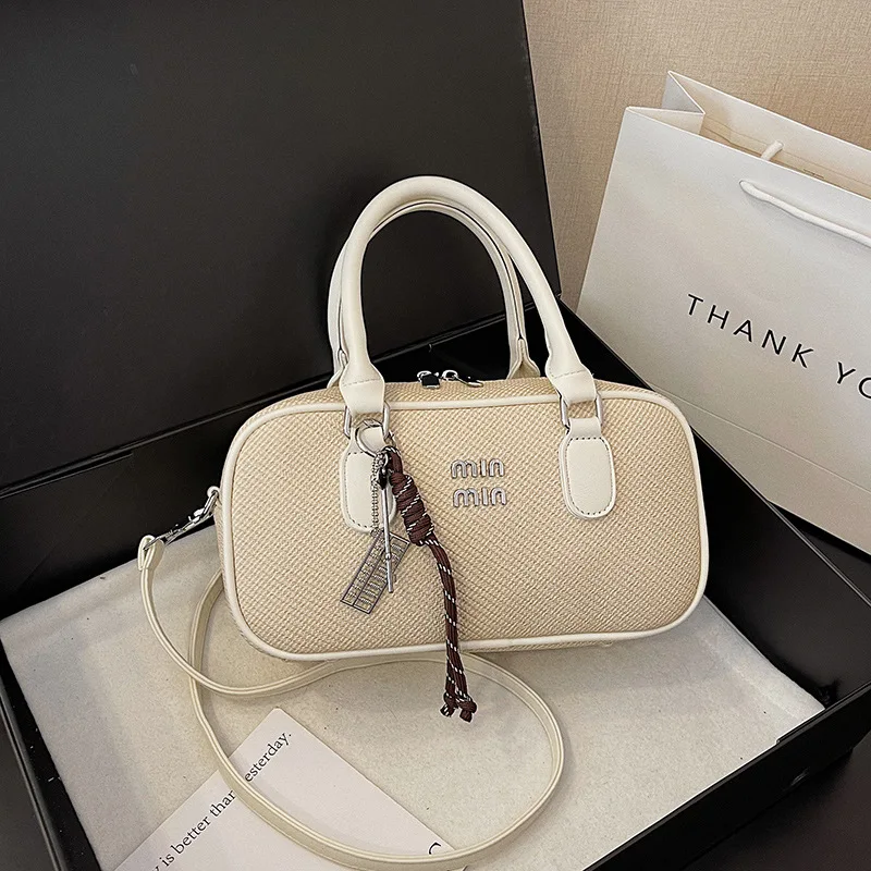 

2025 SS Minimalist Shoulder Bag, Multi-Way Convertible Top Handle & Crossbody Purse for Women, Sleek Day to Night Carryall